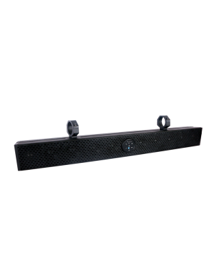 Diamond Audio SB334 - 3" 10 Speaker Waterproof Soundbar System with Radiator All-In-One Amplified Universal Soundbar with LED
