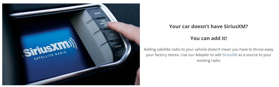 VAIS Factory SiriusXM Satellite Radio Add on
